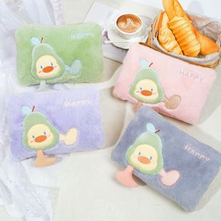 2024 New Electric Hot Water Bag Cartoon Rabbit Charging Hand Warmer Plush Removable and Washable Hot Water Bag Charging Electric Warmer
