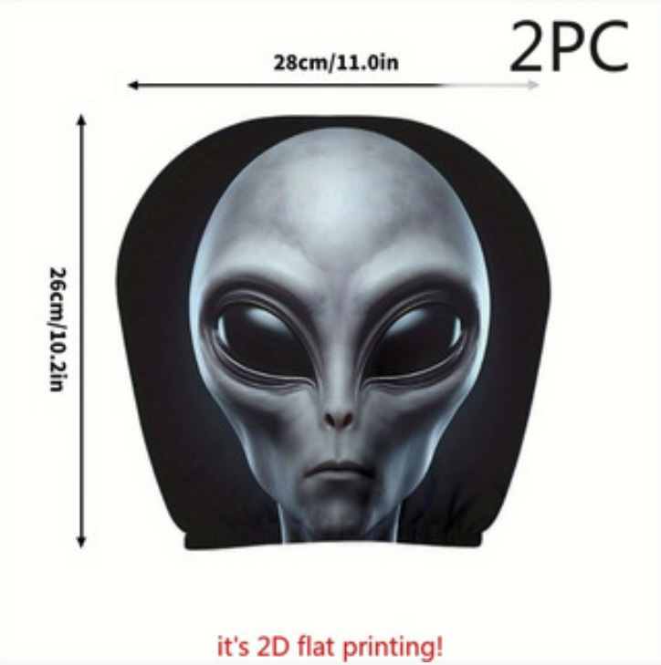 Polyester Fabric Car Headrest Cover with Funny Print, "Laugh Until Your Stomach Hurts" Design, Universal for Car Interiors, Does Not Shrink in All Seasons