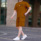 Summer Amazon AliExpress Europe and the United States cross-border men's multi-pocket tooling short-sleeved T-shirt shorts casual suit