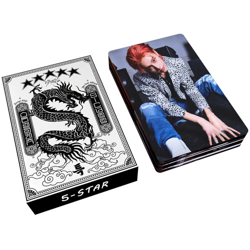 55 pieces of Stray Kids new album 5-STAR postcard LOMO card collection card Huang Xuanchen Li Yongfu