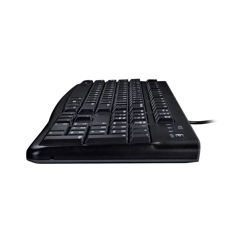 羅技K120有線キーボードはビジネスオフィスのスプラッシュ防止設計デスクトップノートゲームのシングルキーボードを適用します。|undefined