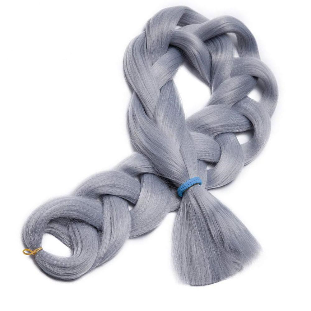 Peruca de comercio exterior fibra química africana gran trenza 165g trenza jumbo trenza cabello de alta temperatura seda trenza