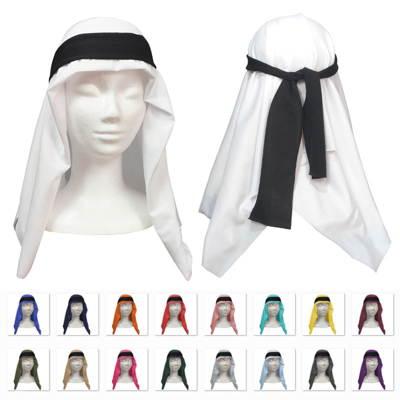 2025阿拉伯服装迪拜中东服饰土豪长袍生日聚会搞笑帽头巾表演帽子