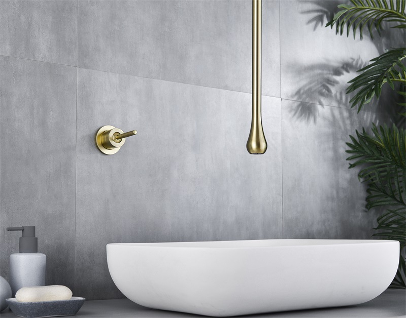 Kaiping Youjia Sanitary Ware Creative water Drop Ceiling Faucet, Suspended ceiling faucet, concealed column basin, suspended faucet 30593 undefined