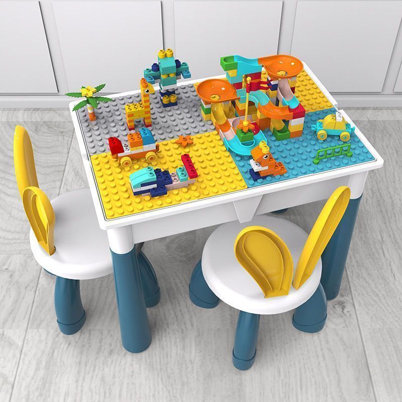 Multifunctional Large Assembly Educational Toy for Boys Aged 3-6, Compatible with Lego Large Bricks, Children's Building Block Table Multifunctional Large Assembly Educational Toy for Boys Aged 3-6, Compatible with Lego Large Bricks, Children's Building Block Table