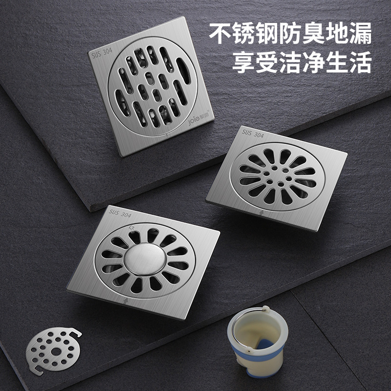 304 acero inoxidable drenaje de suelo lavadora de drenaje de doble uso inodoro antiodor drenaje de suelo fabricante de ingeniería de drenaje de suelo buceo