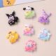 Cartoon Bright Face Bumper Car Animal DIY Resin Accessories Accessories Handmade Hairpin Mobile Phone Case Water Cup Headwear Batch