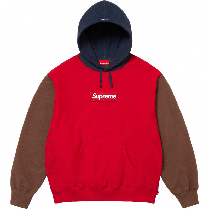 高版本supreme25SS 潮牌HOODED SWEATSHIRT 大LOGO加绒帽衫卫衣|undefined
