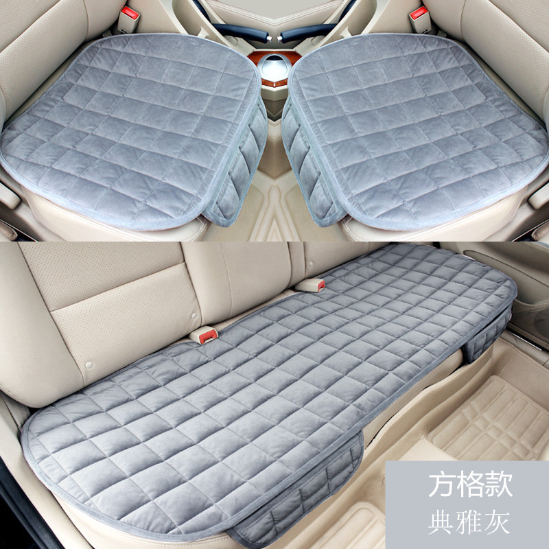 秋冬の自動車の座布団の短いぬいぐるみの方眼を厚くして保温します。|undefined