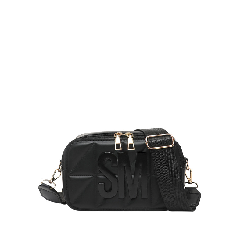 Personalidad de nicho de diseño hermoso bolso pequeño de primavera 2025 nuevo estilo de moda simple letras retro bolso de hombro