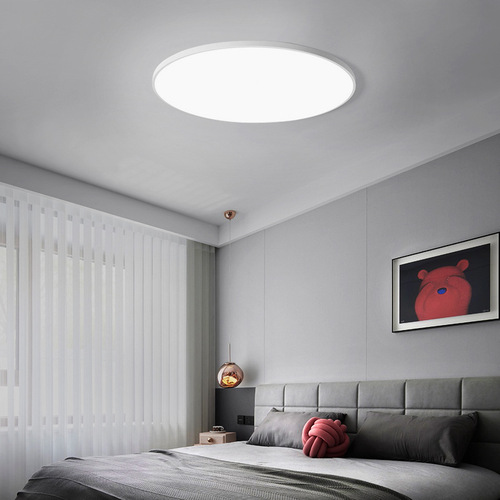 Round LED tri-proof light for living room, bedroom, modern minimalist, bathroom, corridor, bathroom, moisture-proof induction ceiling light