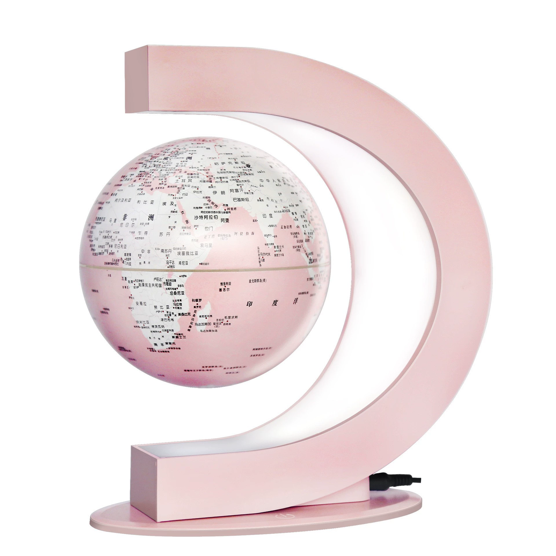 Smart round table lightweight magnetic levitation with light, 6 inches, augmented reality, early education, Birthday gift