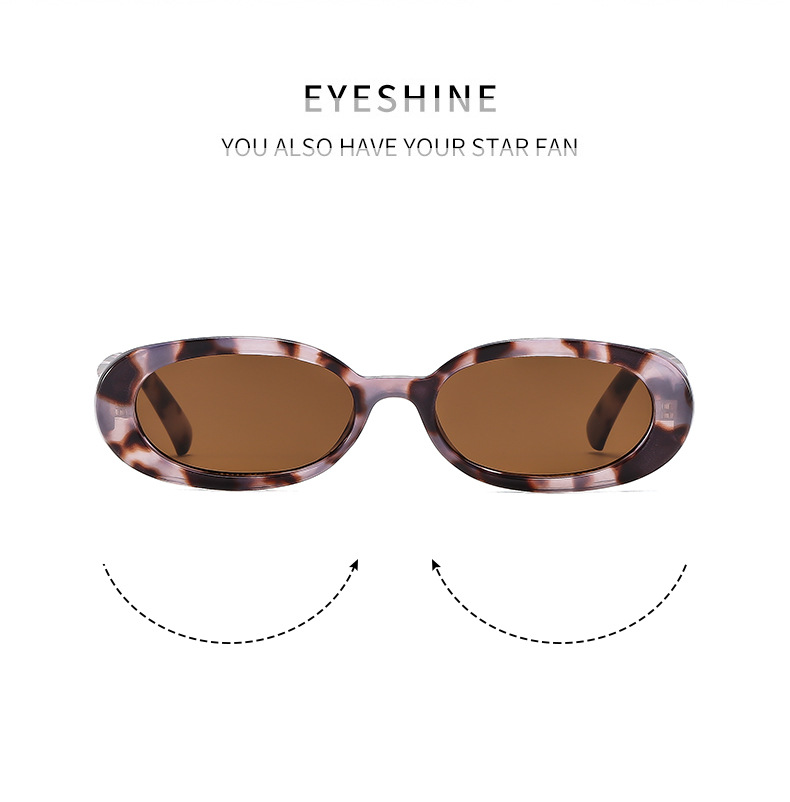 Vacation Classic Style Streetwear Geometric PC UV400 Protection Oval Frame Full Frame Women's Sunglasses display picture 6