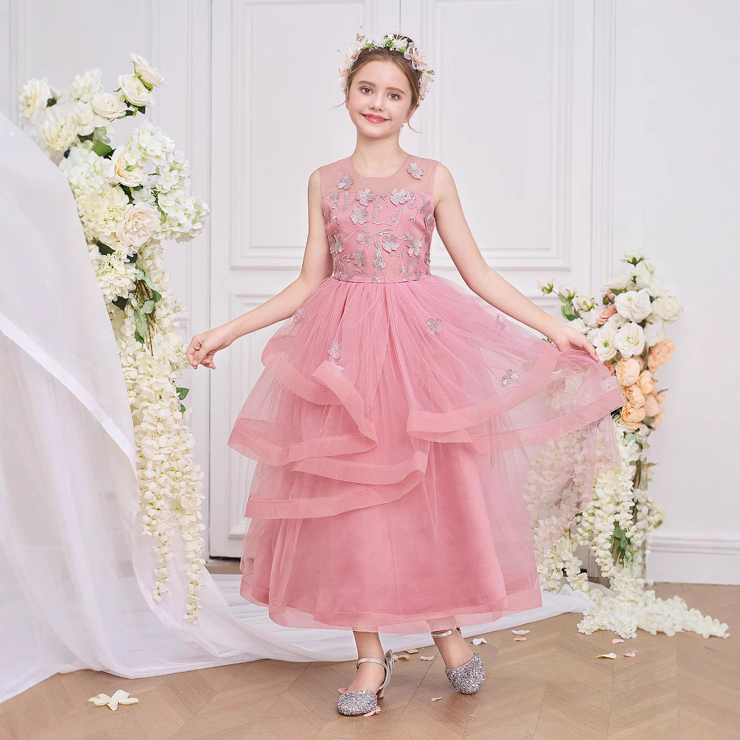 2026 primavera y verano nuevo vestido de noche para niños niñas vestido de noche para mujeres 6 de junio de moda vestido de hadas image 3