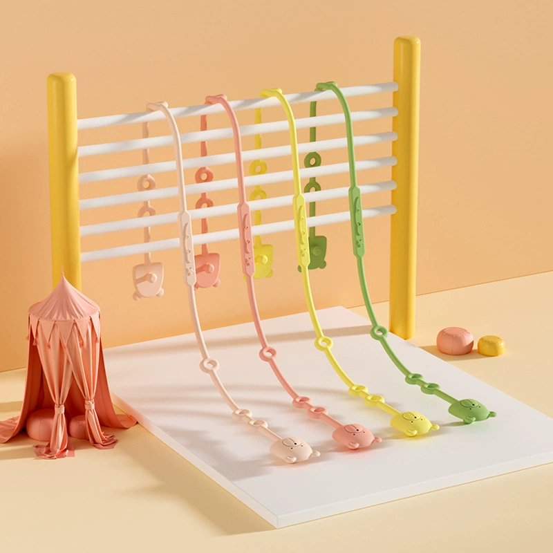 Силиконовая цепочка для сосков Baby Bear, игрушка-гель для зубов, анти-потерянный пояс, детская упаковка, зажим для сосков с защитой от падения