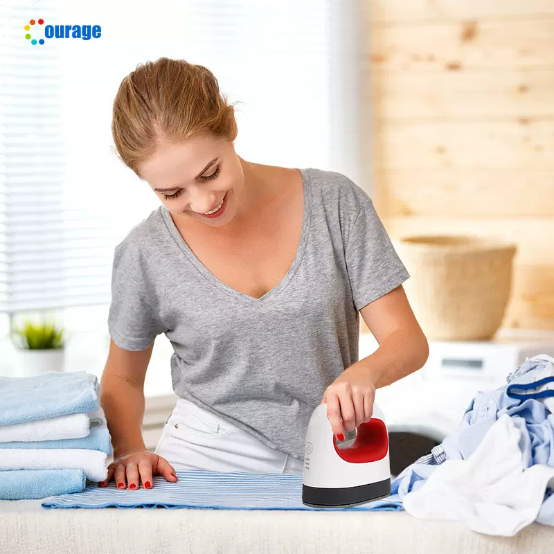 跨境专供热转印迷你便携热压机熨斗式小型烫画机T恤印花烫印机印