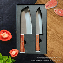 日本KAI贝印中式菜刀三德刀套装 SK4中式刀+三德刀套盒批发代发