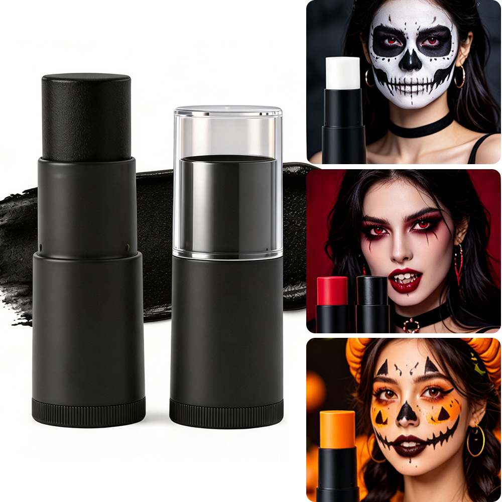 Fit Colors Halloween 32g Face Paint Stick, Face and Body Painting Paste, Stage Party Makeup Face Paint