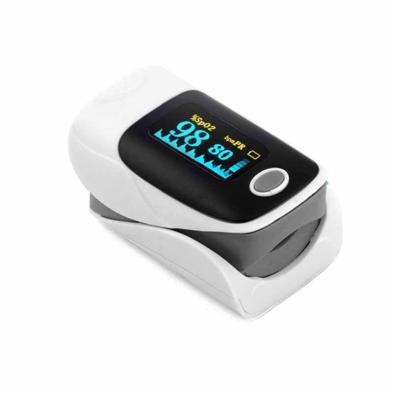 OLED血氧仪指夹式脉搏心率测量血氧计血氧饱和度监测仪家用跨境