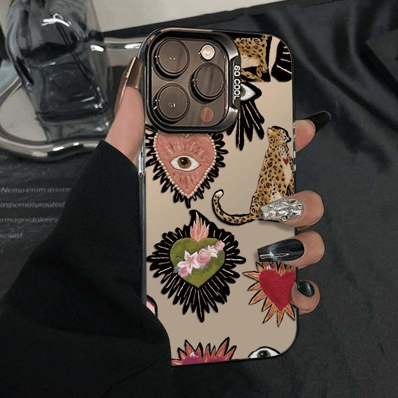 Love Charm Eye Is Suitable for Apple 16Promax Mobile Phone Case Iphone15 New Apple 14/13/12 Universal Model