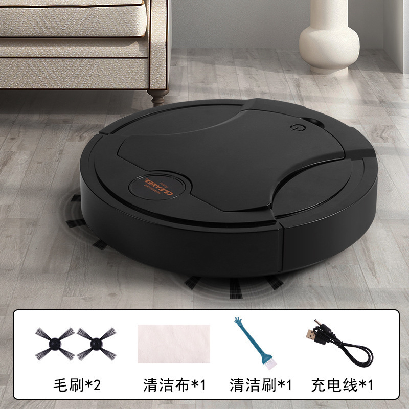 ミニ3in1掃除機、スマートな掃き掃除・モップ掛け一体型ロボット掃除機ギフト|undefined