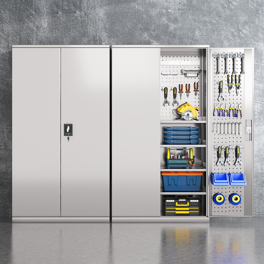 Gabinete de herramientas de acero inoxidable Gabinete de herramientas de metal pesado Gabinete de herramientas Gabinete de estacionamiento Gabinete de almacenamiento grueso