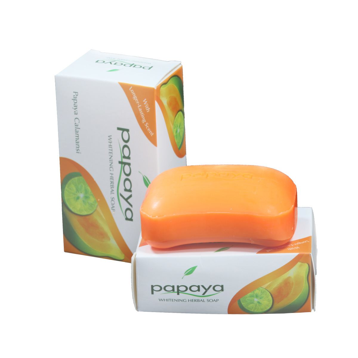 Jabón de papaya Jabón de comercio exterior Limpiador hidratante Jabón de limón facial y corporal Jabón vegetal de doble uso al por mayor transfronterizo
