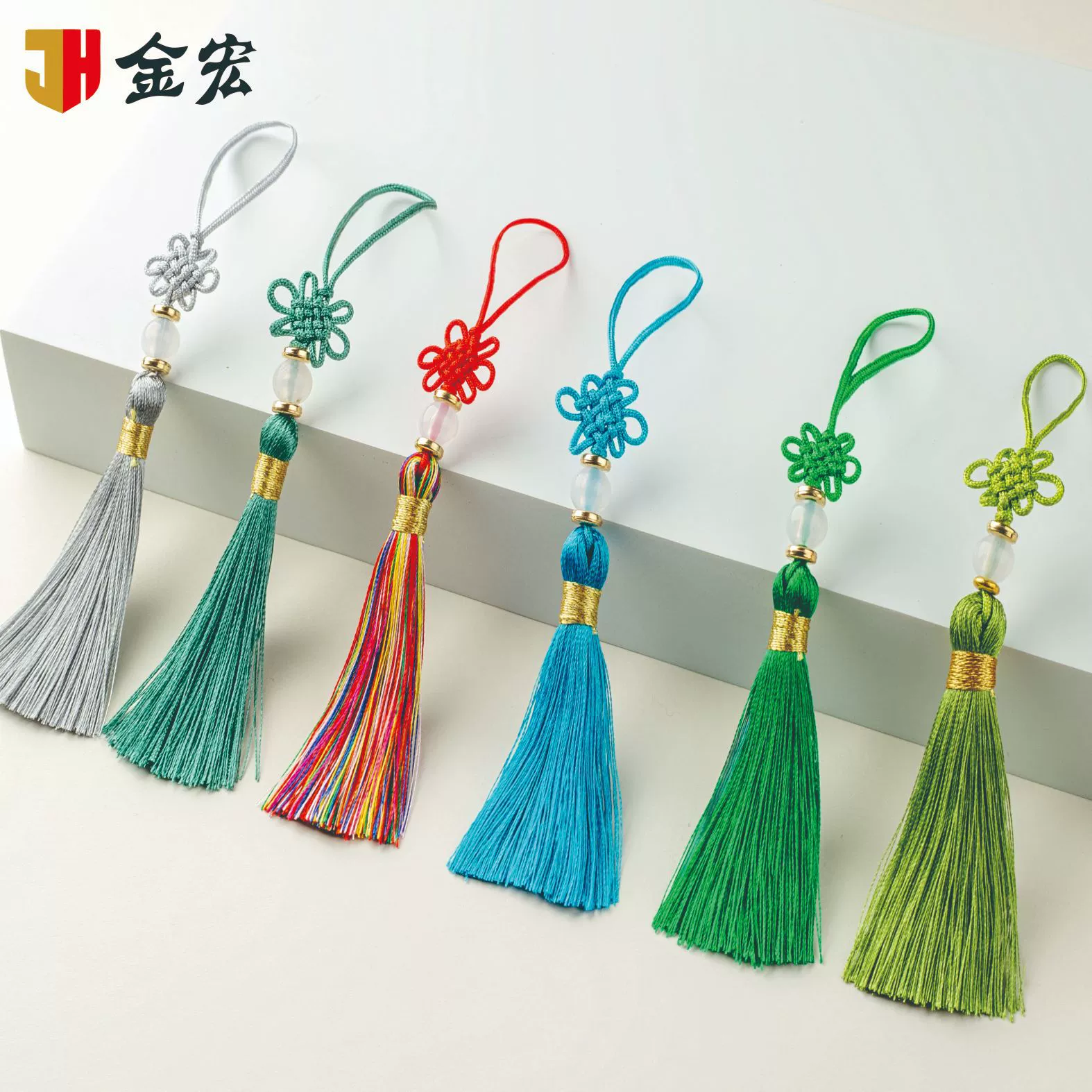 Оптовые подвески-кисточки, китайские узелки ручной работы, плетеные закладки, украшения для ханьфу, подвесные декорации, аксессуары