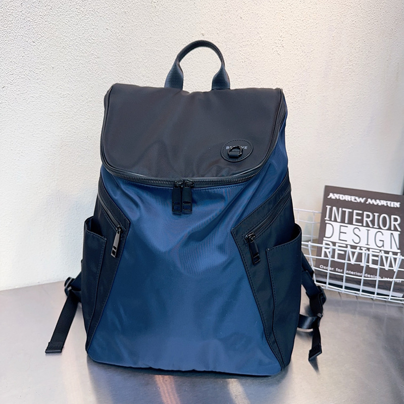 New Large Capacity Color Contrast Backpack Lightweight Waterproof Travel Bag Commuter Bag Business Backpack Computer Bag