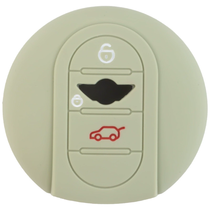 Small smart silicone key bag from soft rubber, remote control, 3 keys