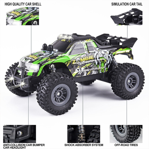 KYAMRC new cross-border small scale high-speed climbing car 1:18 high-speed off-road drift remote control car toy car