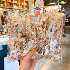 Pearl Hair Clip Bangs Hair Pin for Women, Influencer Cute Baby Hair Clips, High-end Fringe Hair Accessories, Simple Duckbill Clips, Wholesale