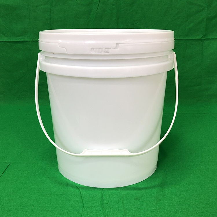 厂家直销14升圆形涂料桶14L食品级塑料桶乳胶漆包装桶塑料包装桶