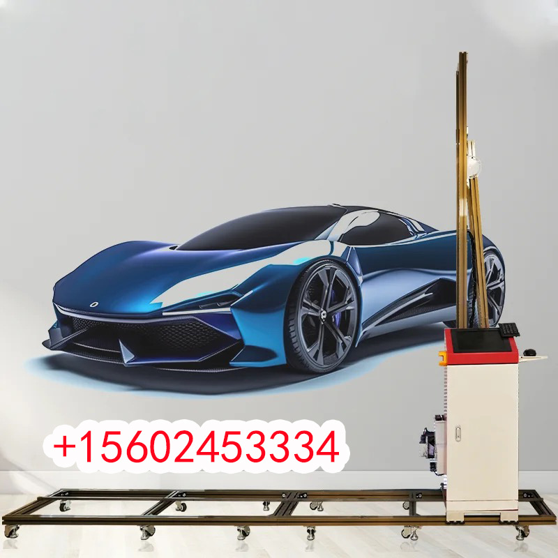 3d墙体彩绘uv打印机立体大型喷绘机自动户内外背景墙设备广告