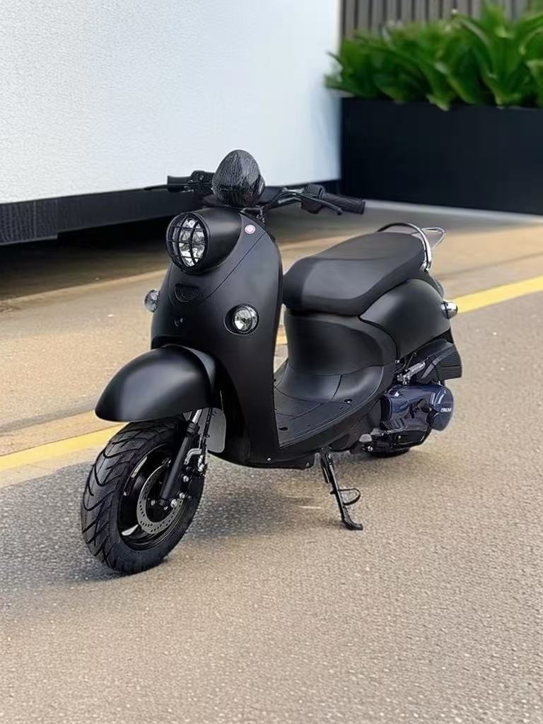 Cross-Border Exclusive Small Turtle King Fuel Scooter for Men and Women Commuting Two-Wheeled Motorcycle 125Cc Large Displacement Motorcycle