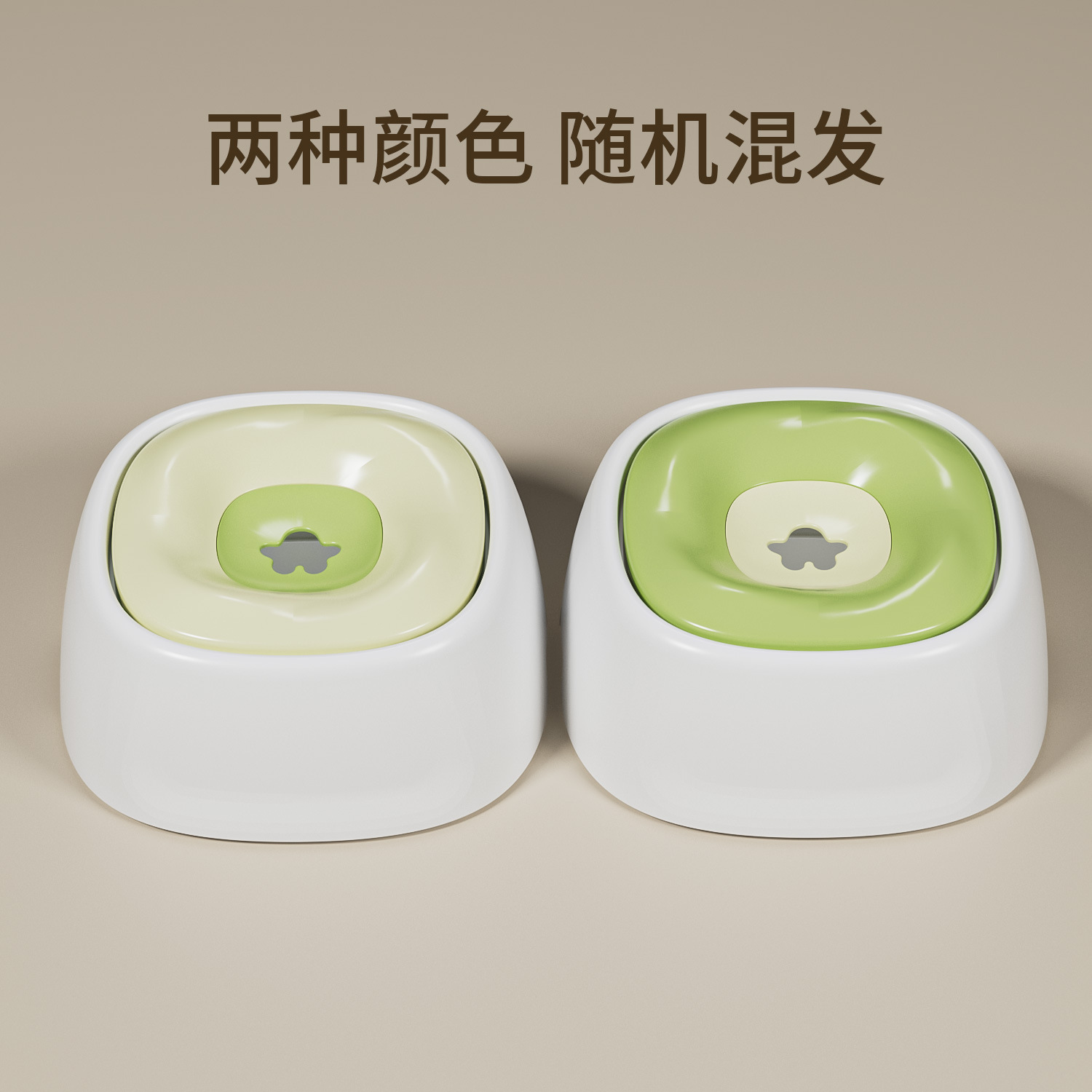 Taotao Pet Original Estrella de mar Tazón de agua flotante Utensilios de agua potable Dispensador de agua para gatos Bebedero de agua para gatos a prueba de salpicaduras