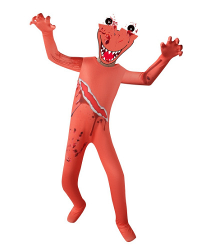 Halloween Rainbow amigos roblox juego cos ropa azul pequeño monstruo traje mono