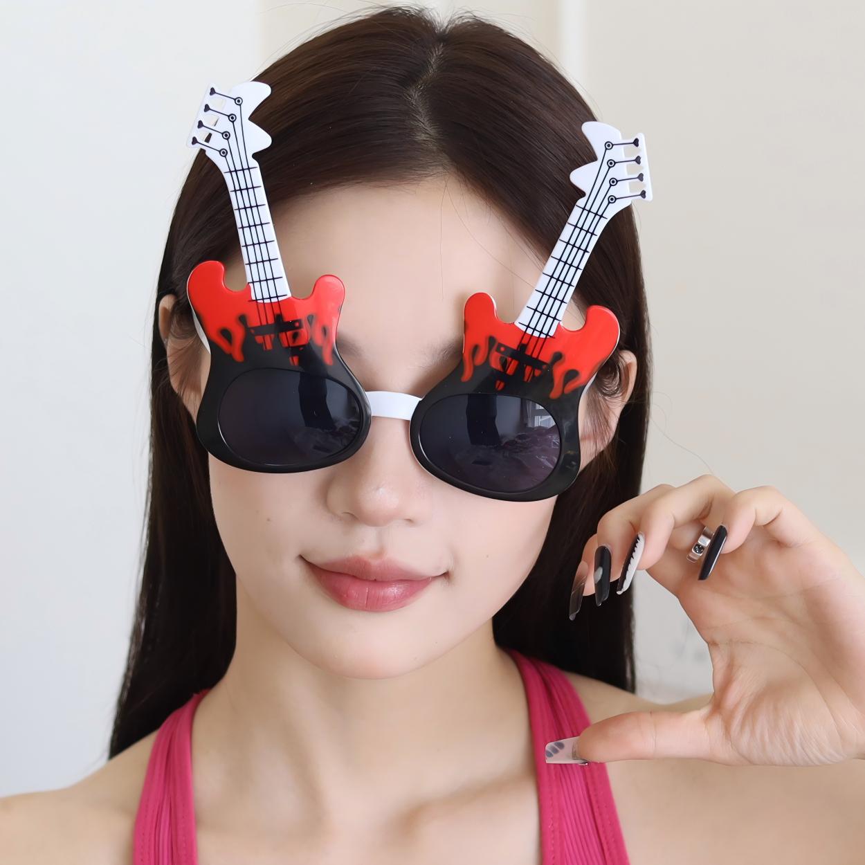 Gafas de Fiesta con Temática Hawaiana, ABS, Divertido, Decorativo, para Fiestas en la Playa y Festivales de Música