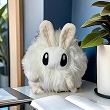 跨境新款 Poodle Moth 贵宾犬飞蛾毛绒公仔卡通动漫可爱娃娃玩具