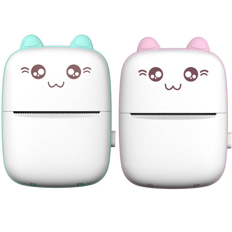 Soporte personalizado LOGO patrón mini bolsillo estudiante etiqueta impresora térmica portátil de errores de imprenta