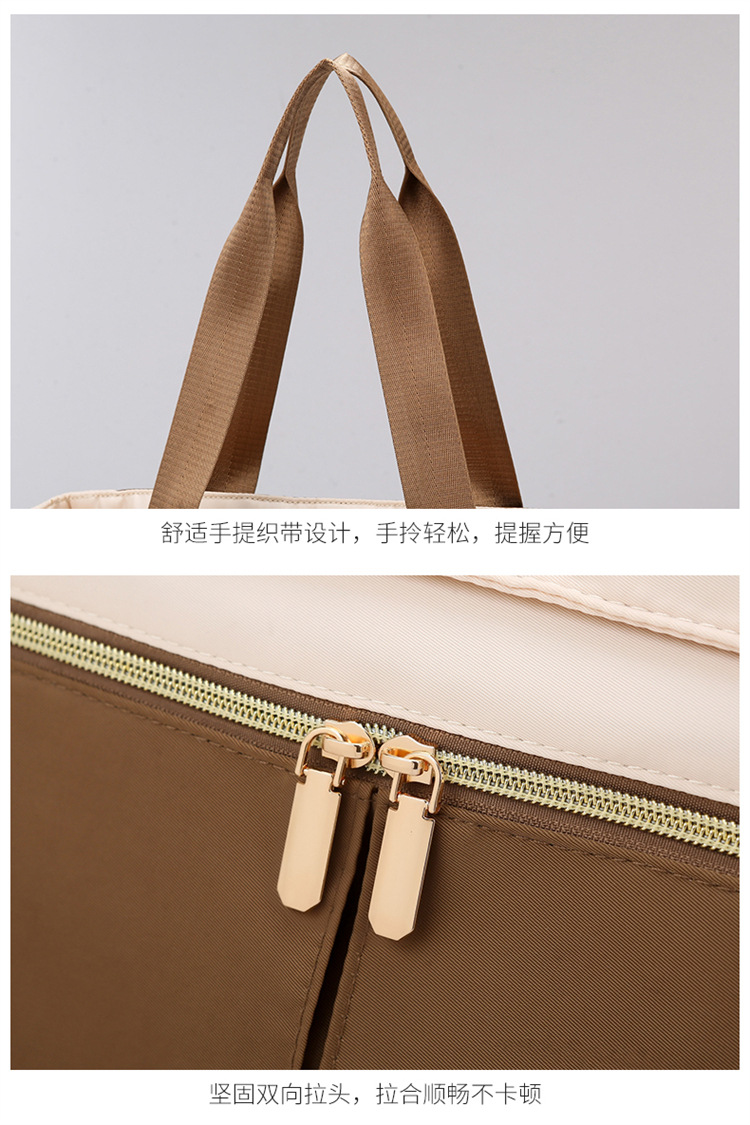New fashionable and multi-functional mom bag, large-capacity mother and baby bag, travel backpack, single-shoulder bag, handbag undefined