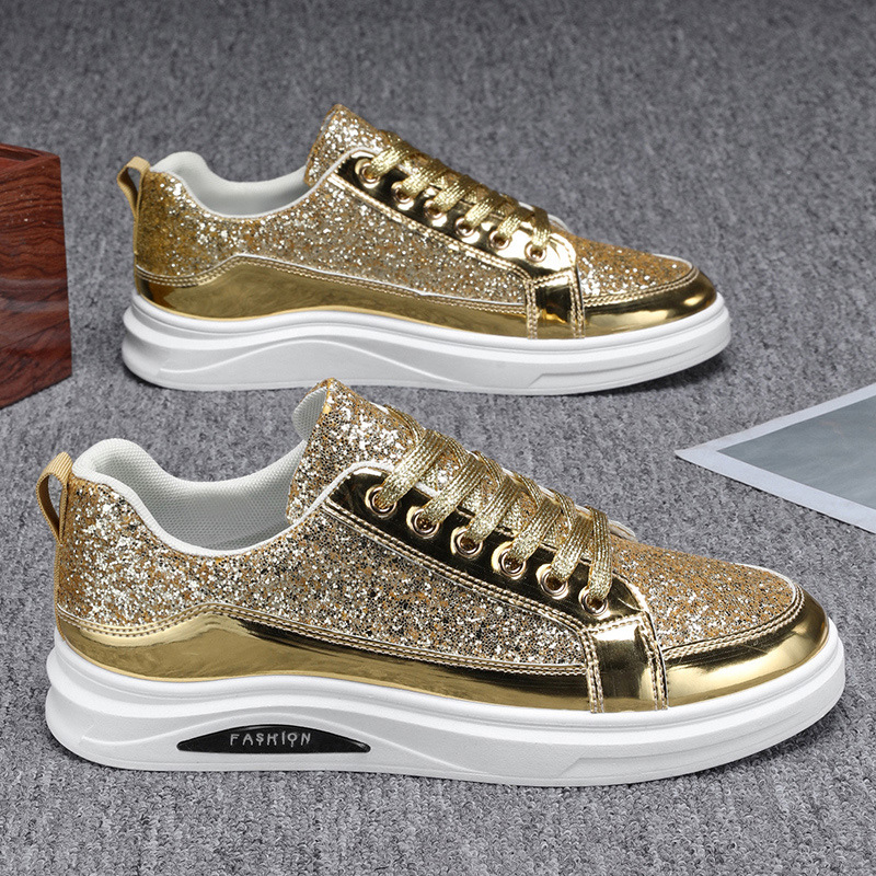 Zapatos de hombre de primavera de 2025 nuevos zapatos de skate coreanos de moda para hombres de moda versátil juvenil de alto valor de cara zapatos de moda casuales