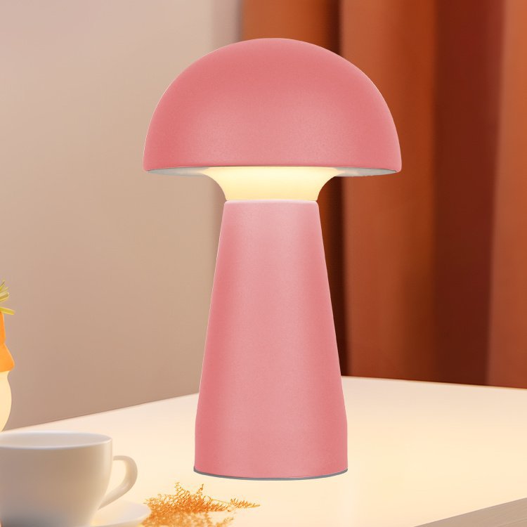 Lámpara de escritorio táctil transfronteriza moderna lujosa lámpara de hongos decoración de atmósfera lámpara de cabezal de cama luces nocturnas de alto nivel al por mayor