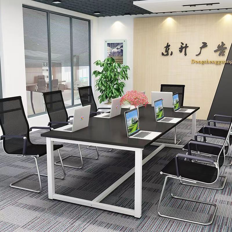 写字楼工作室会议桌大板桌洽谈桌办公室大桌子长条桌工作台办公桌|undefined