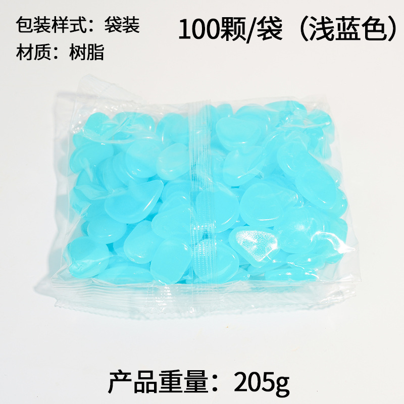 Explosiva villa jardinería en macetas paisajismo guijarros resina de color piedra fluorescente piedra luminosa artificial piedra luminosa