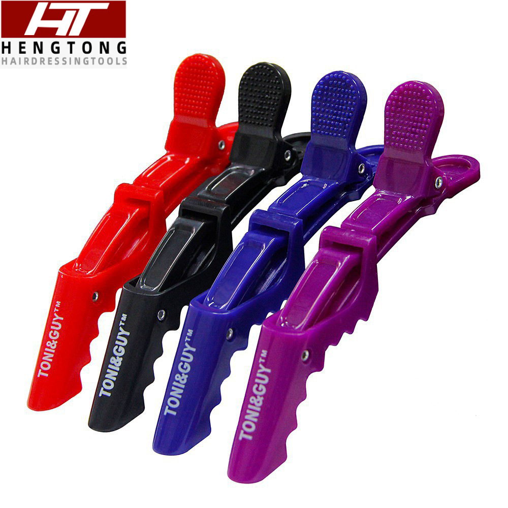 Hairdressing Colorful Alligator Clips, Hair Salon Tools for Perming and Dyeing, Hair Sectioning Clips, Duckbill Clips