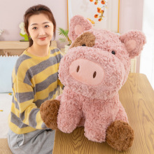 可爱斑点猪公仔毛绒玩具女孩床上陪睡玩偶暖心陪伴女友生日礼物