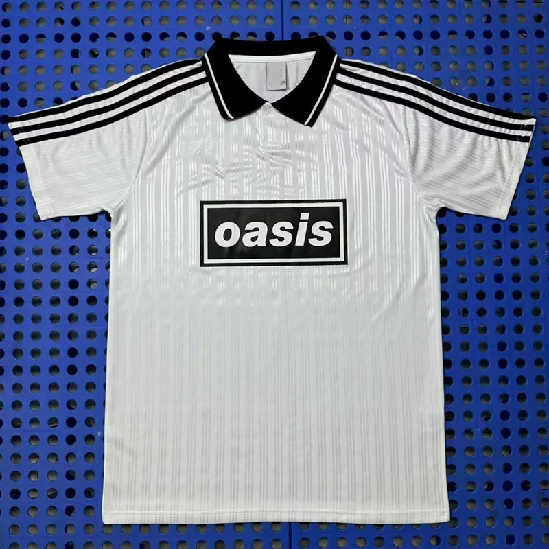 2526 волна камуфляж Xемия фан-версия Oasis группа черно-белая футболка с коротким рукавом