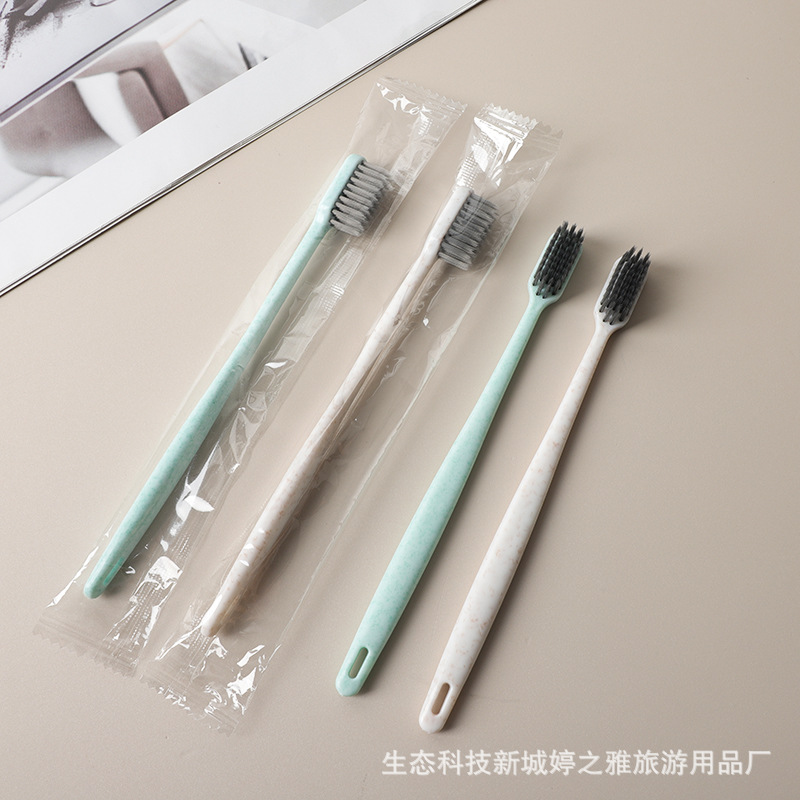 ホテルホテル使い捨て歯ブラシ歯磨き粉洗面用品セット民宿旅館軟毛歯具二合一