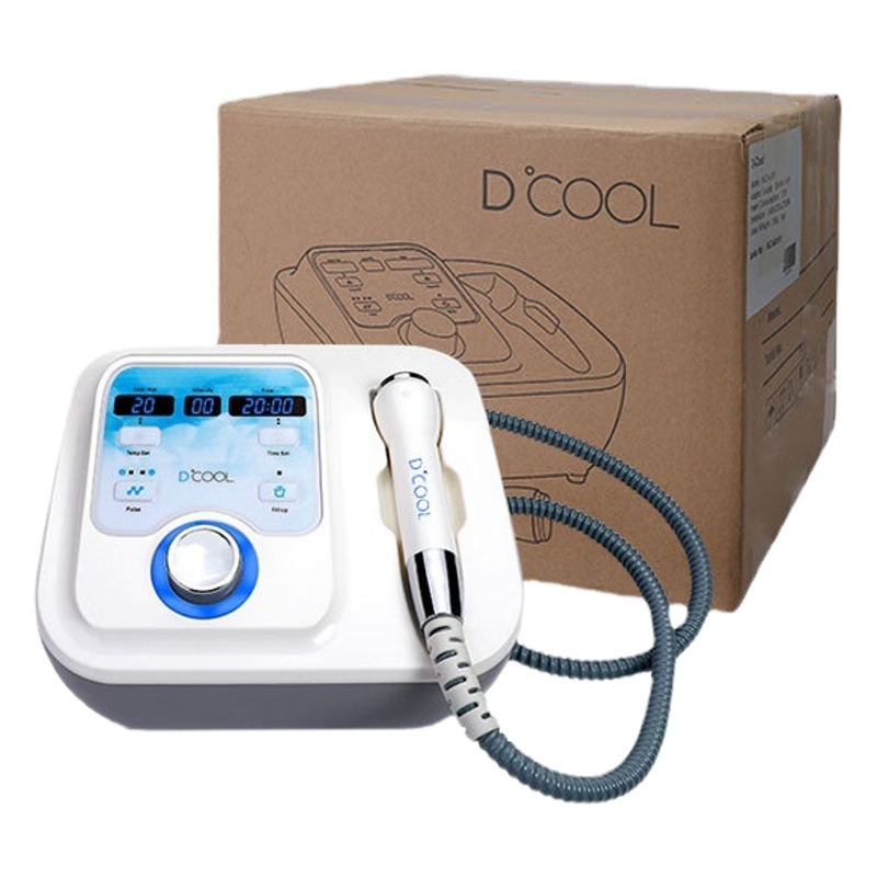 Instrumento de guía de hielo temperatura caliente y fría controlable canción eléctrica instrumento de importación hielo compresa fría poro retráctil electroporación belleza instrumento de radiofrecuencia